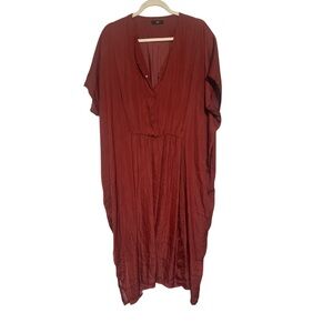 RUTI Russet Relaxed Fit Midi Dress